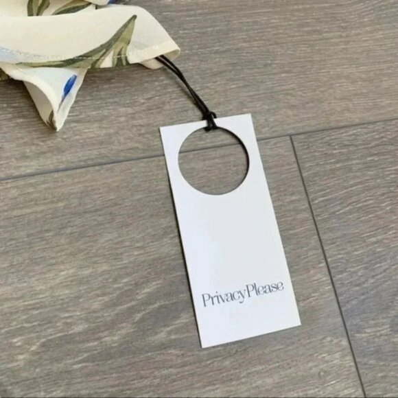 REVOLVE Privacy Please Leon Romper Floral Cold Shoulder Cream Purple Size Small - Picture 10 of 16